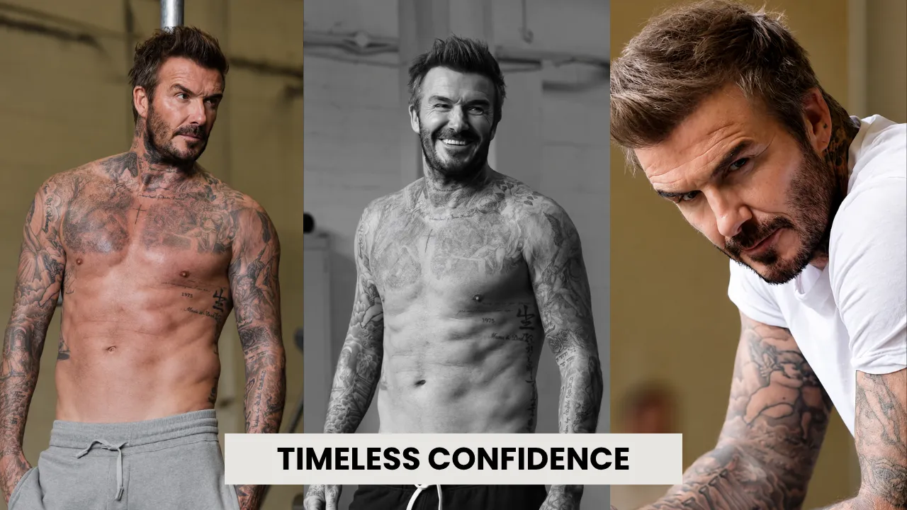 David Beckham timeless confidence modern hairstyle and mature appearance
