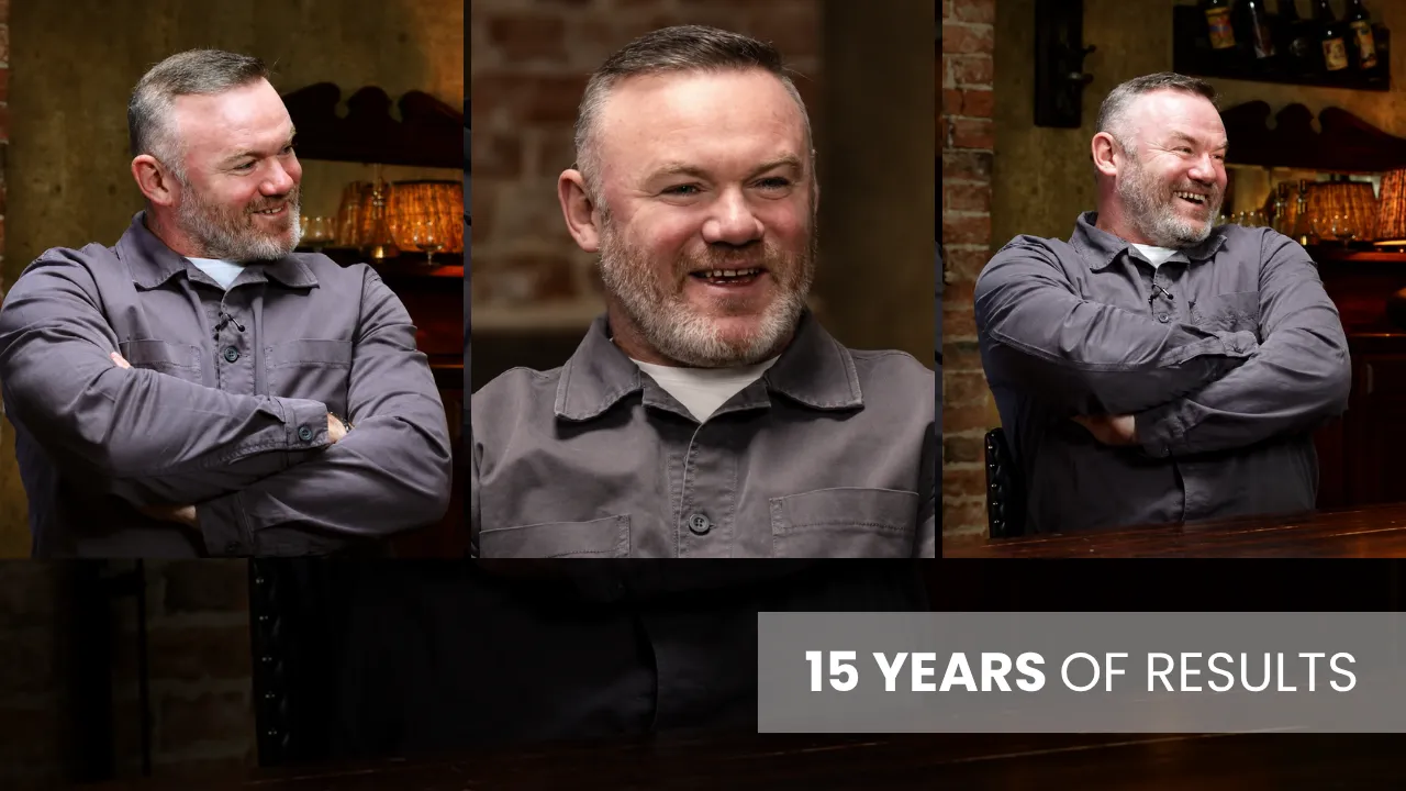 Wayne Rooney 15 years after hair transplant showing long-term hair restoration results and maintained hair density