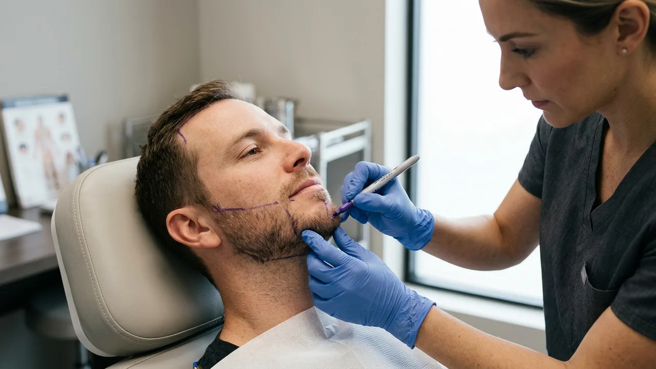 beard transplant